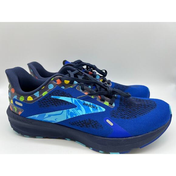 Brooks Other - Brooks Launch 9 Running Shoes Blue/Peacoat/Yellow Men's Size 11